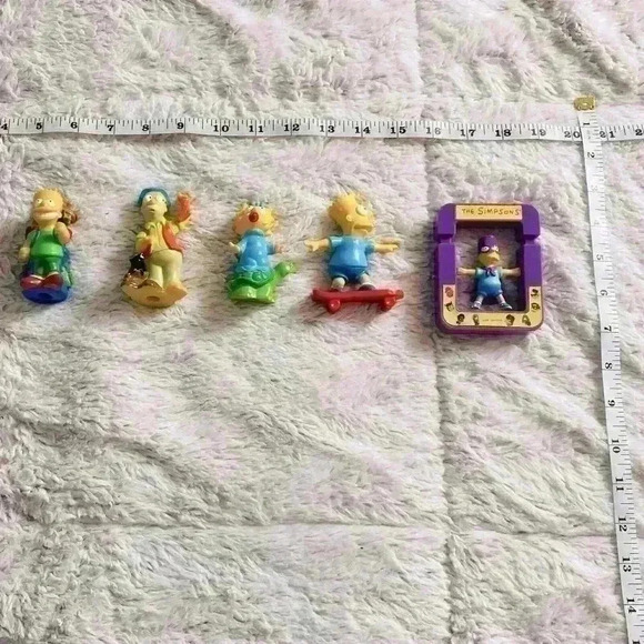 Vintage 90s Simpson Toy Figurine Bundle - Picture 2 of 4